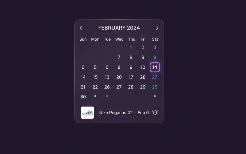 Calendrier des Sorties